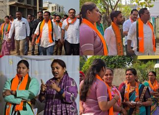 गडचिरोली : प्रभाग क्रमांक १२ मध्ये साक्षी आकाश बोलूवार (काटवे) यांच्या उमेदवारीला उत्साहवर्धक प्रतिसाद