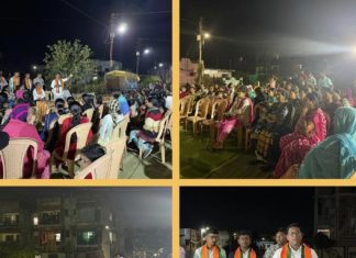 गणेशनगरमध्ये जनतेचा उत्स्फूर्त प्रतिसाद! थेट संवादातून विकासाचा निर्धार पुन्हा स्पष्ट!