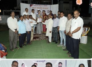 नगराध्यक्षांसह नगरसेवकांचा केला सत्कार