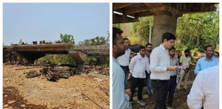 रस्ते आणि पुलांच्या अपूर्ण कामांबाबत राष्ट्रीय महामार्ग विभागाला ‘कारणे दाखवा’ नोटीस लाहेरी-बीनागुंडा व आलापल्ली-सिरोंचा महामार्गाच्या कामांची जिल्हाधिकाऱ्यांकडून पाहणी