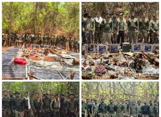 माओवाद्यांचा शस्त्रास्त्र निर्मिती कारखाना उद्ध्वस्त गडचिरोली पोलिसांची नारायणपूर पोलिसांसोबत संयुक्त कारवाई; मोठा शस्त्रसाठा जप्त